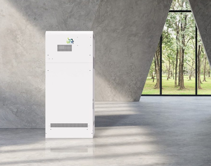 Il sistema di accumulo ALL-IN-ONE marcato UNE, basato sulle batterie al sale per ambiente residenziale